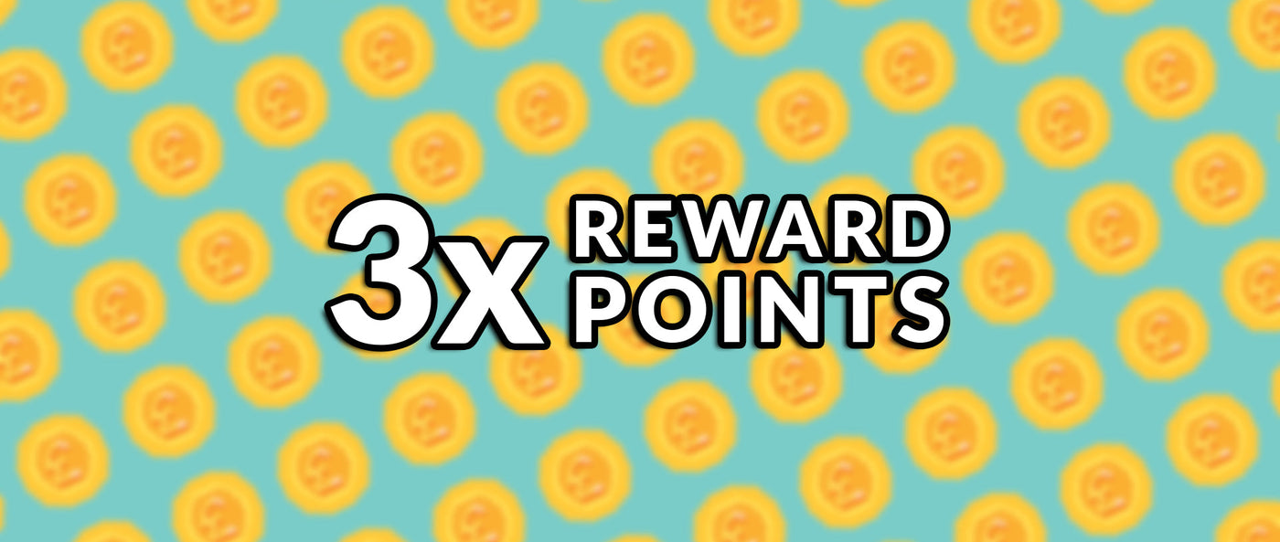 3x Reward Points