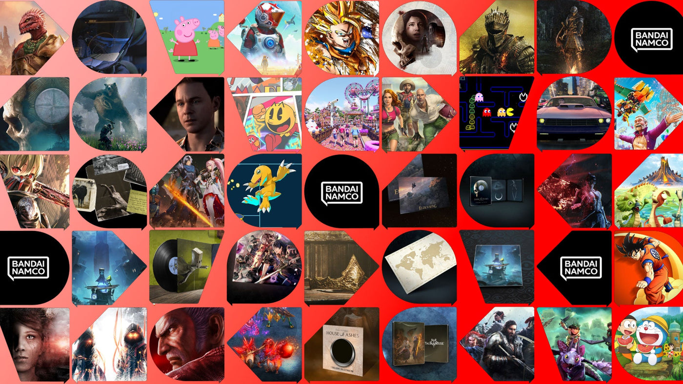 Bandai Namco logo collage