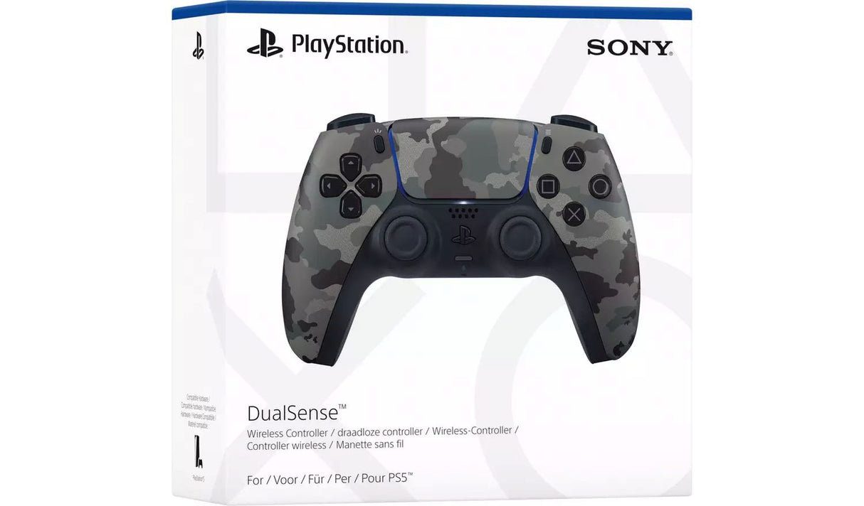DualSense® Wireless Controller - For PS5, PC, Mac & Mobile - Grey Camouflage V3 (PS5)