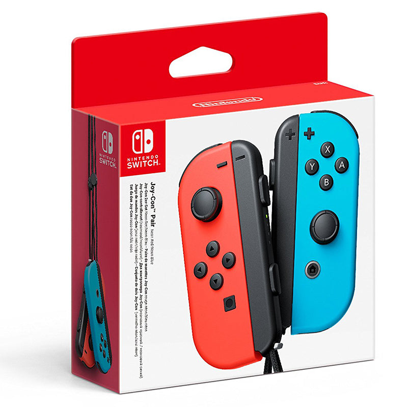 Nintendo Switch Joy-Con Controller Pair - Neon Red / Neon Blue (Switch)
