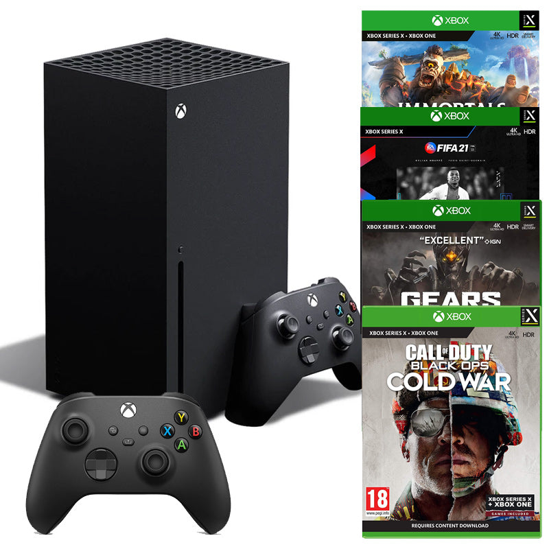 Xbox Series X, Controller, Immortals: Fenyx Rising, FIFA 21, Gears Tactics & COD Black Ops Cold War