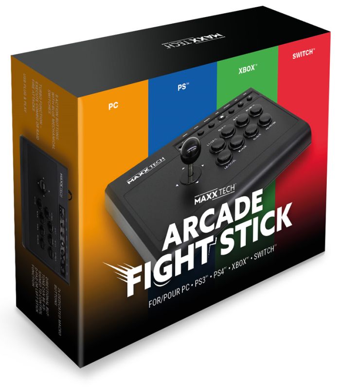 Maxx Tech Multiplatform Arcade Fight Stick