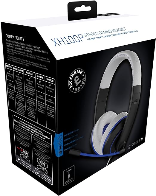 XH100 V2 White Wired Headset