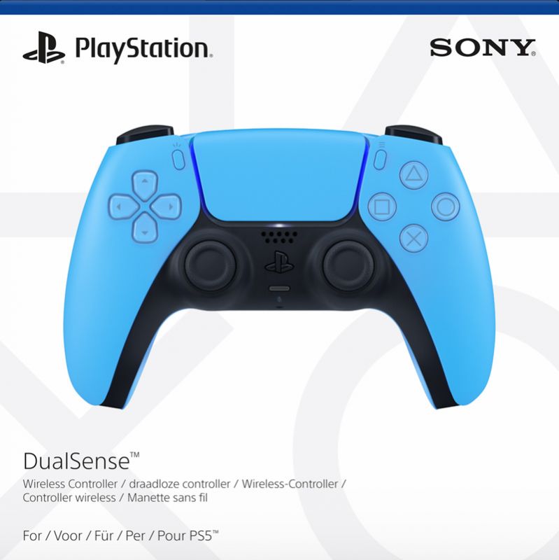 Sony PlayStation 5 DualSense Wireless Controller - Starlight Blue (PS5)