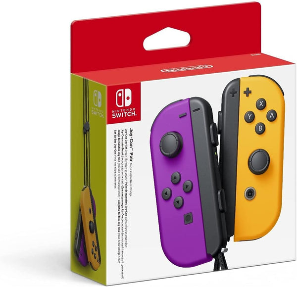 Nintendo Switch Joy-Con Controller Pair - Neon Purple/Neon Orange (Switch)