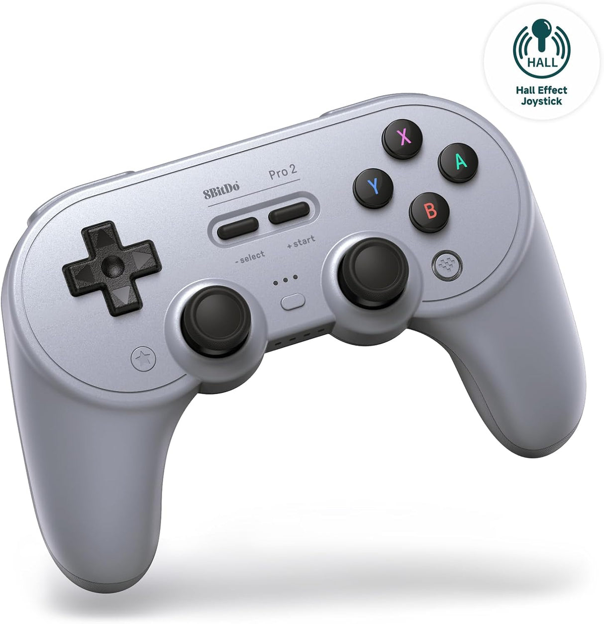 8BitDo Pro 2 Bluetooth Gamepad - Grey