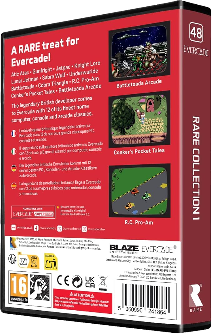 Blaze Evercade Rare Collection 1