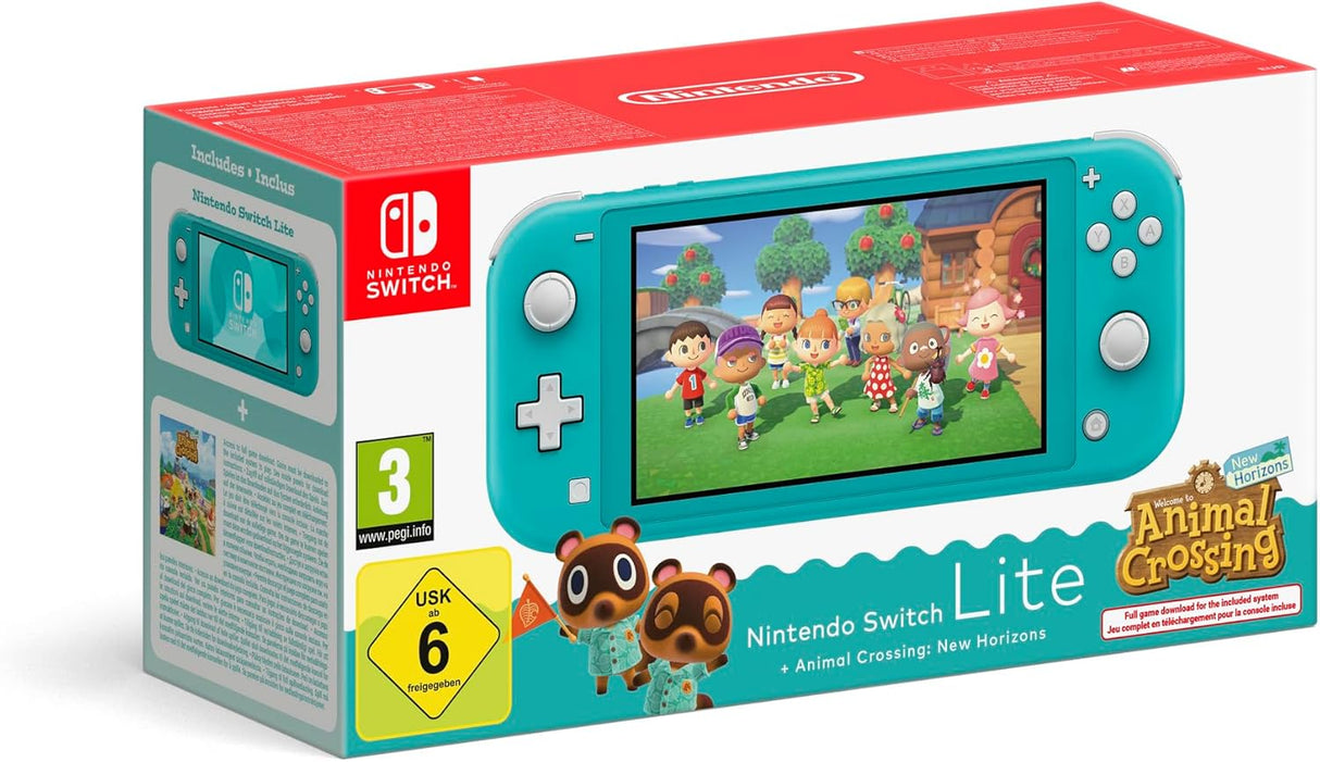 Nintendo Switch Lite (Turquoise) + Animal Crossing New Horizons (Switch)