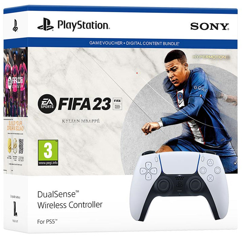 DualSense® Wireless Controller – For PS5, PC, Mac & Mobile + FIFA 23 Bundle (PS5)