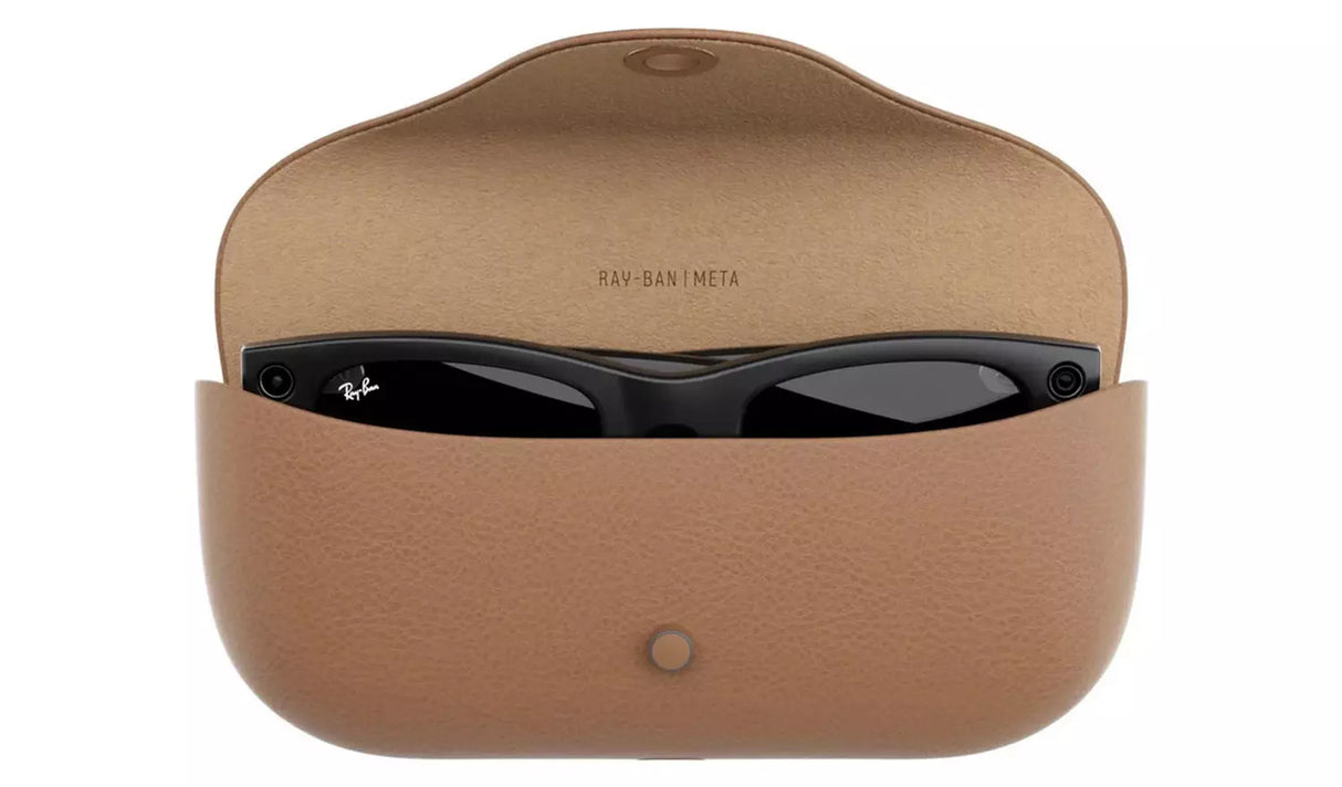 RAY-BAN META WAYFARER (GEN 1) GLASSES - SHINY BLACK/G-15