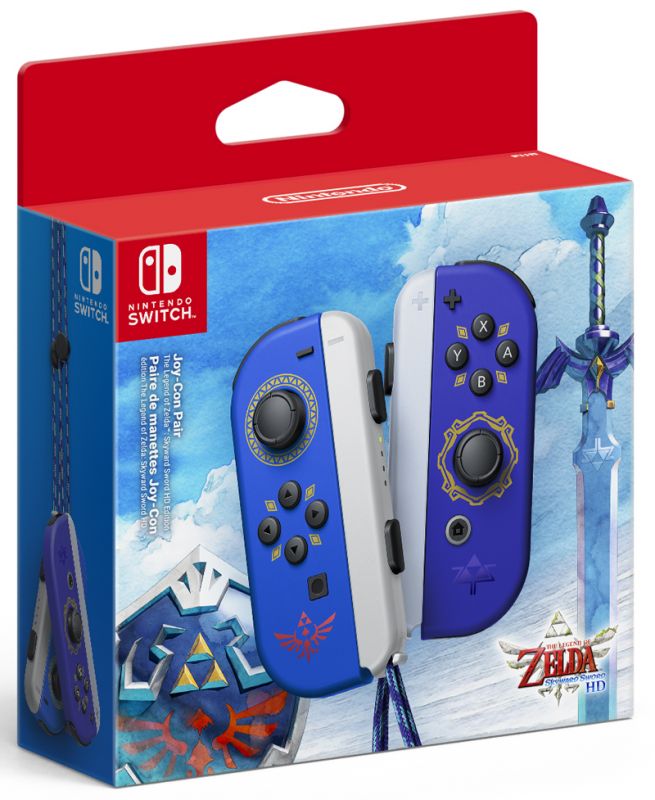 Nintendo Switch Joy-Con Controller Pair - The Legend of Zelda Skyward Sword Edition (Switch)