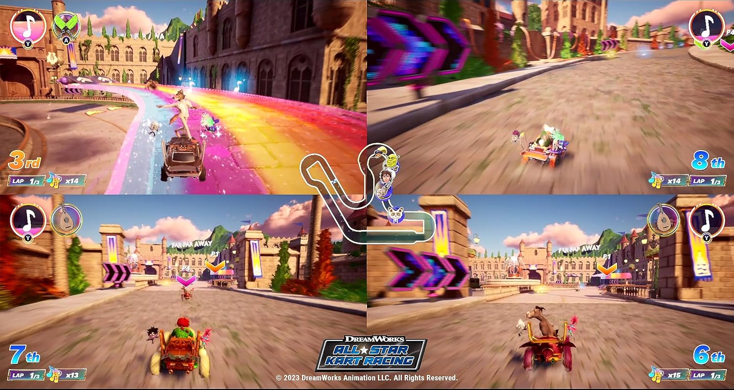 Dreamworks All-Star Kart Racing (Switch)