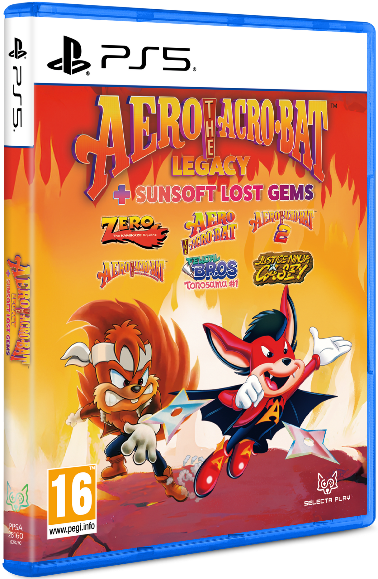 Aero The Acro-Bat Legacy + Sunsoft Lost Gems (PS5)