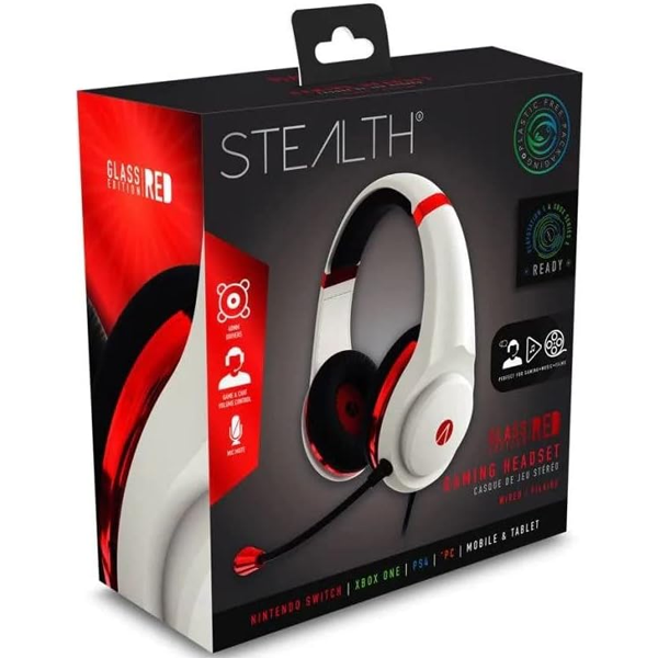 STEALTH XP-Glass Edition Gaming Headset - Red