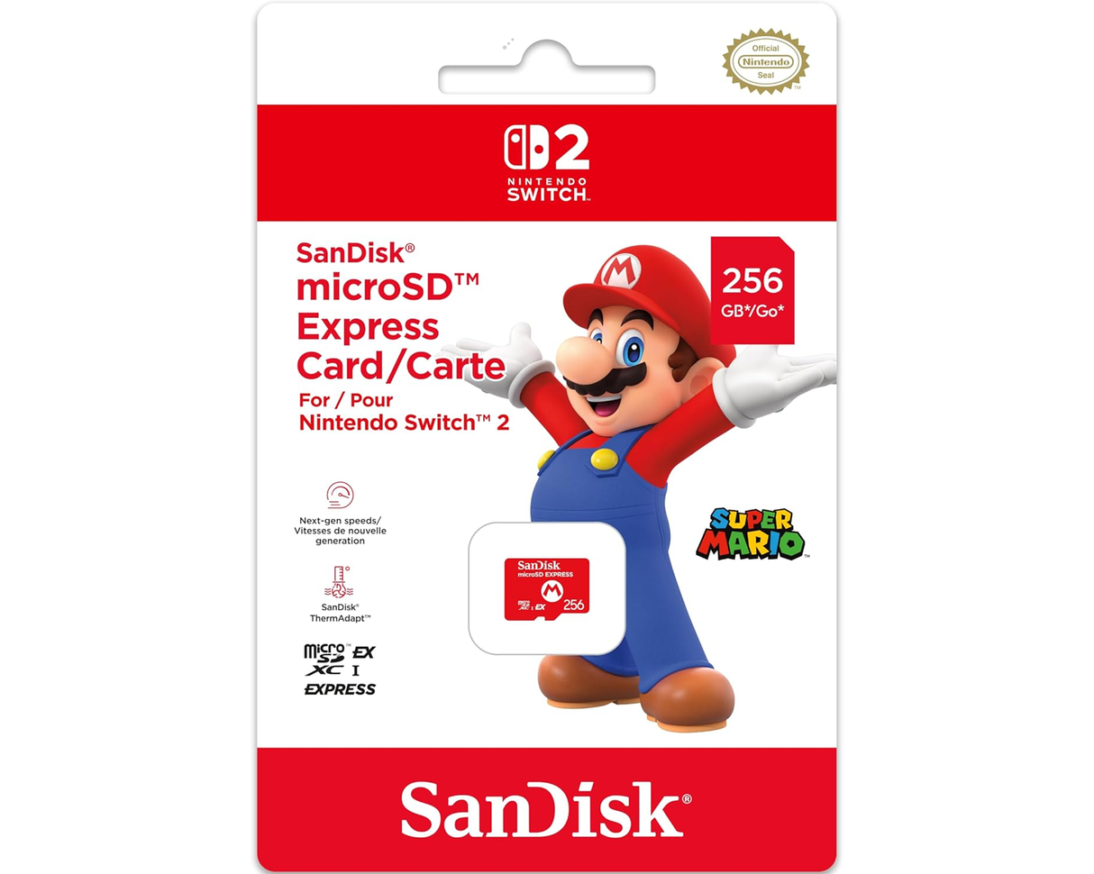 SanDisk microSD 256GB Express Card (Switch 2)