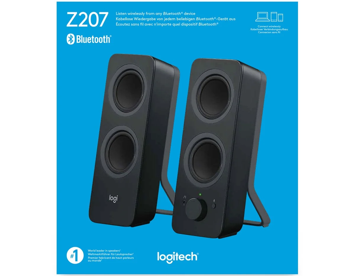 Logitech Z207 Bluetooth 2.0 Black Speakers