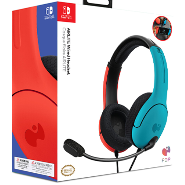 PDP Gaming LVL40 Wired Stereo Gaming Headset: Neon Pop
