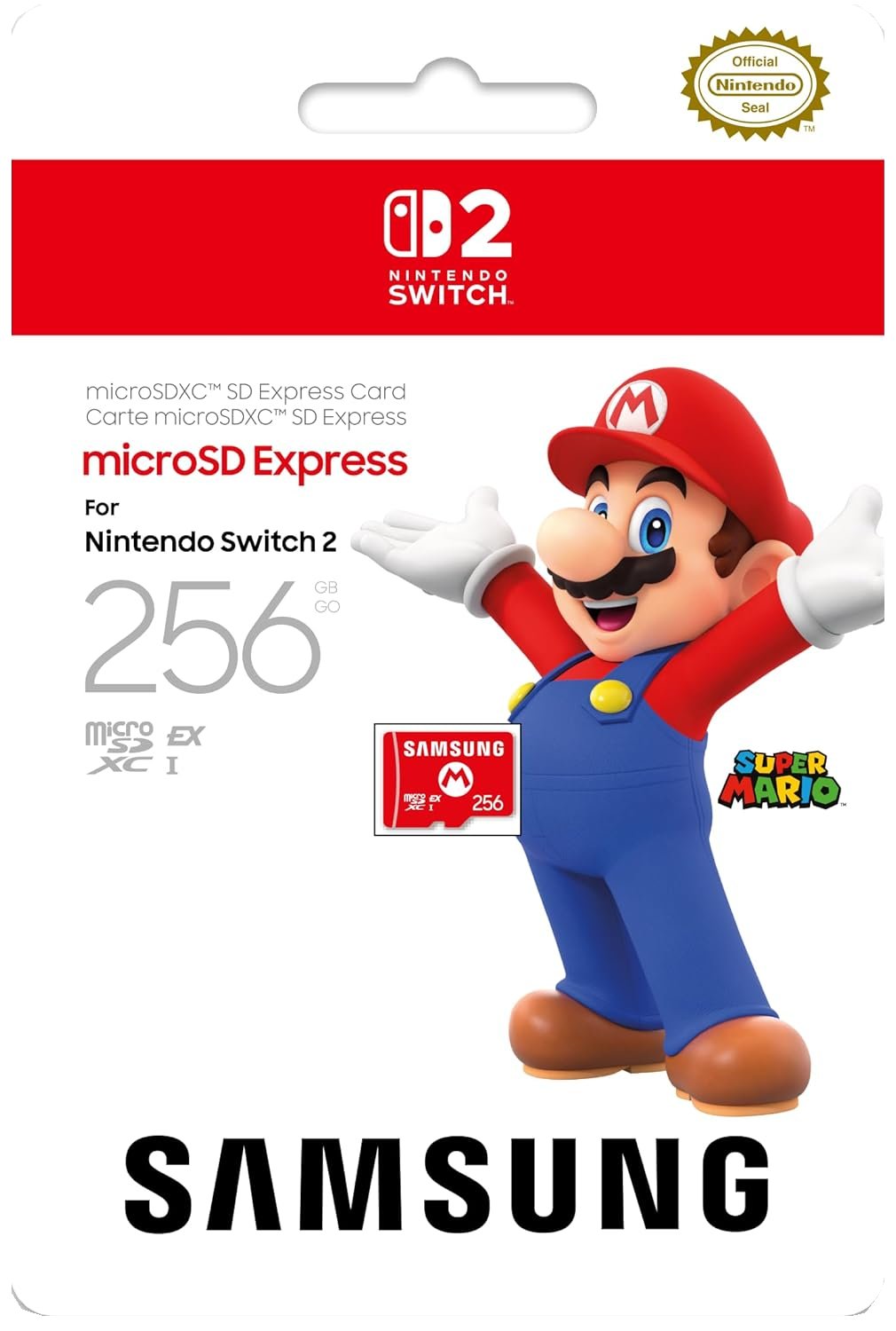 Samsung microSD 256GB Express Card (Switch 2)