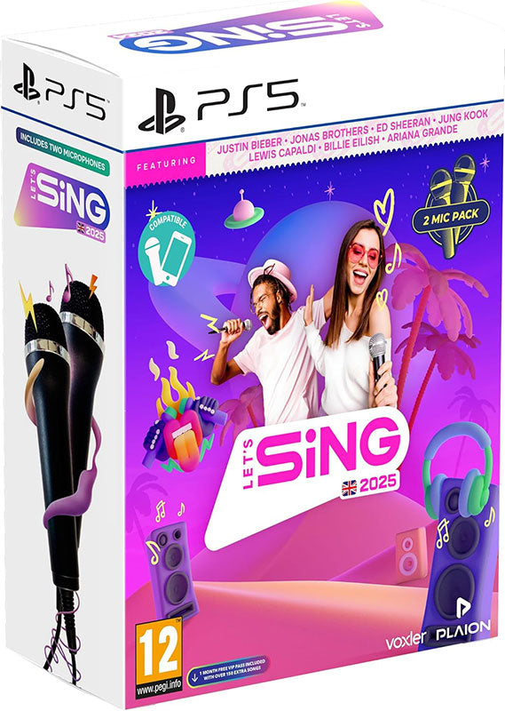 Let's Sing 2025 - 2 Mic Pack (PS5)