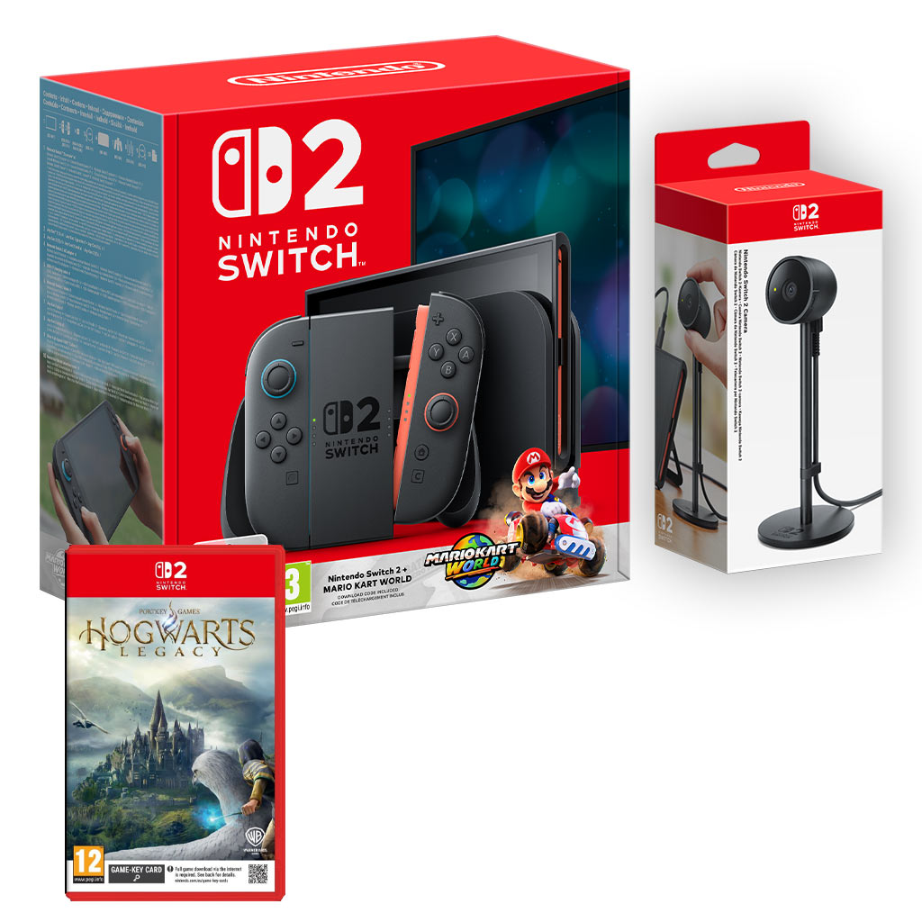 Nintendo Switch 2 Mario Kart World Bundle with Hogwarts Legacy and Nintendo Switch 2 Camera