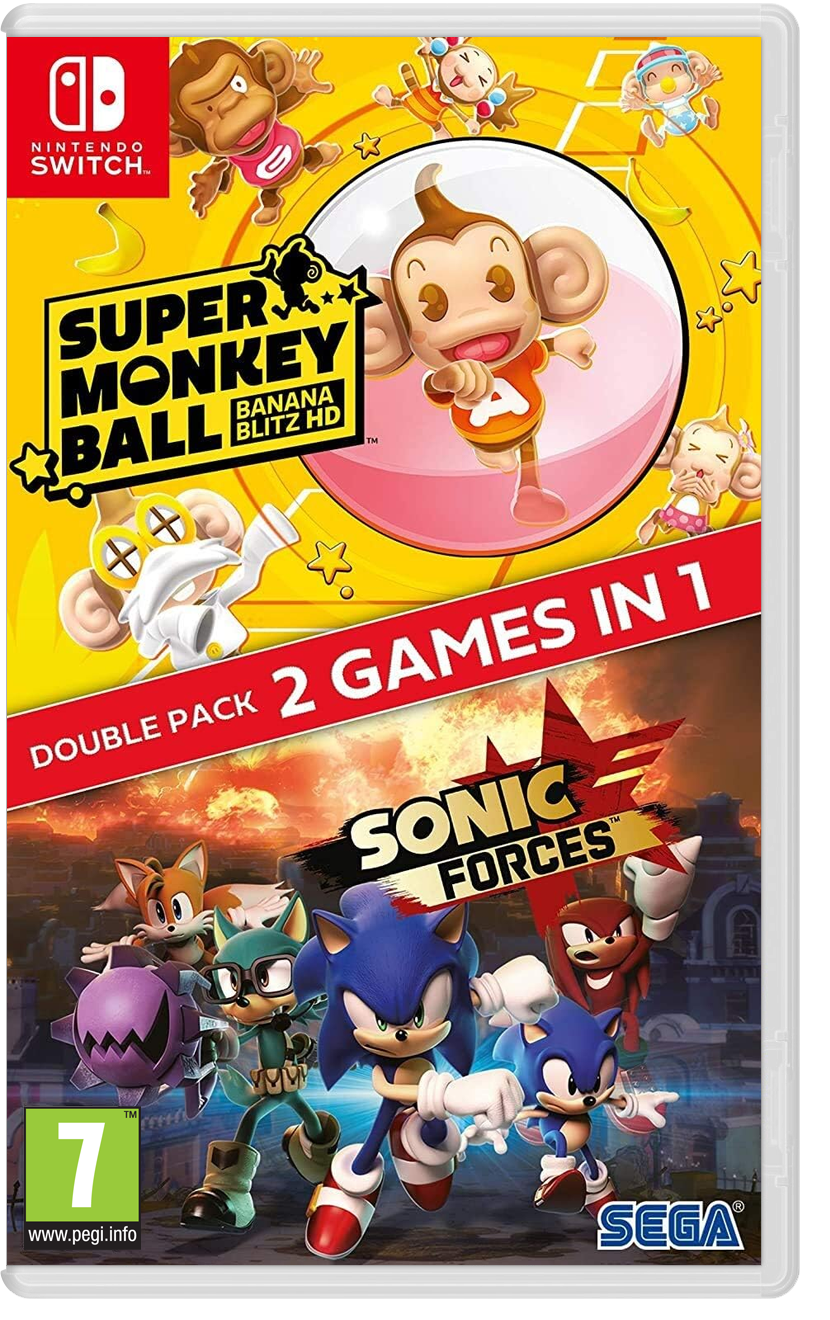Sonic Forces + Super Monkey Ball: Banana Blitz HD Double Pack (Switch)
