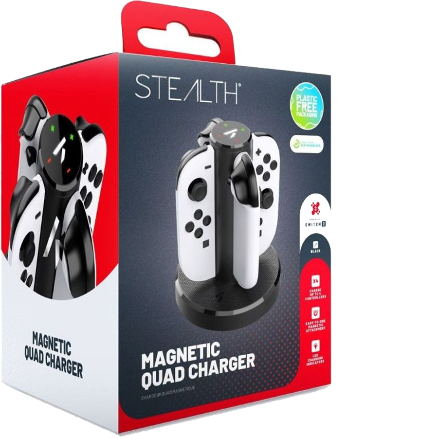 STEALTH Magnetic Quad Charger (S2-QCD) (Switch 2)