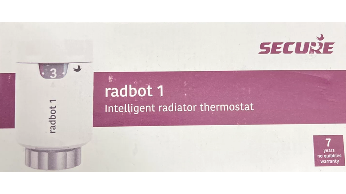Secure RADBOT1 Intelligent Energy Saving Thermostatic Radiator Valve