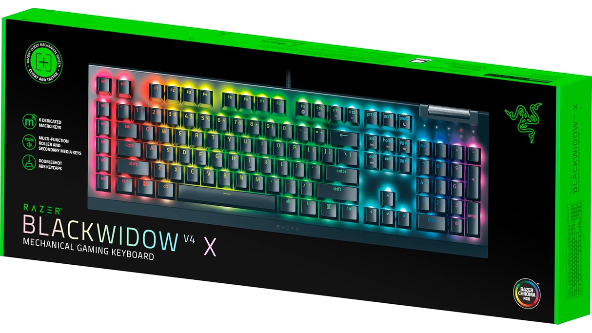 BlackWidow V4 X (Green Switch) - UK Layout