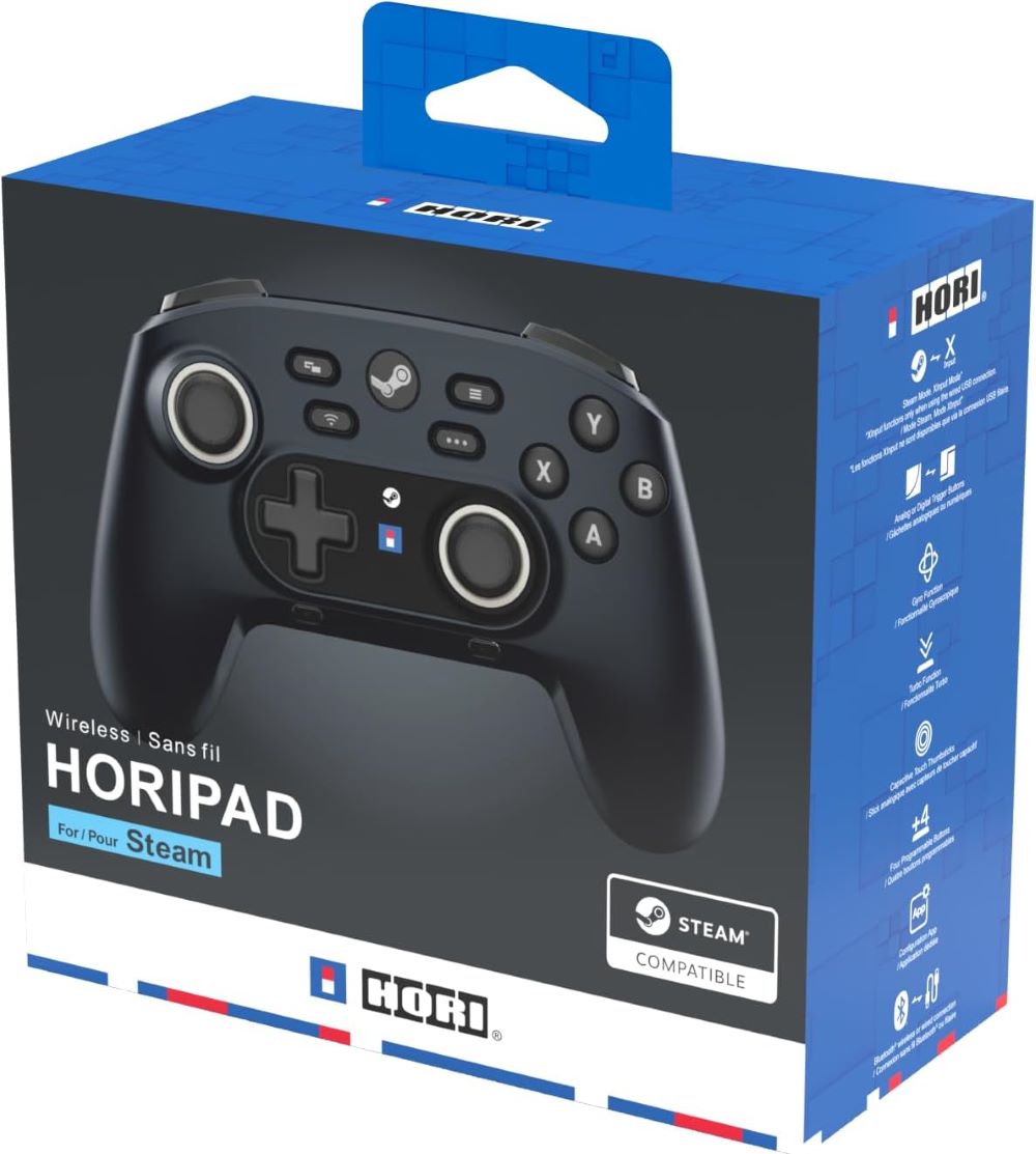 HORI Wireless HORIPAD for Steam (Midnight Black)