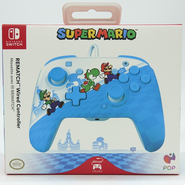 PDP REALMz Wired LED Light-up Pro Controller for Nintendo Switch: Mario Escape (Switch)