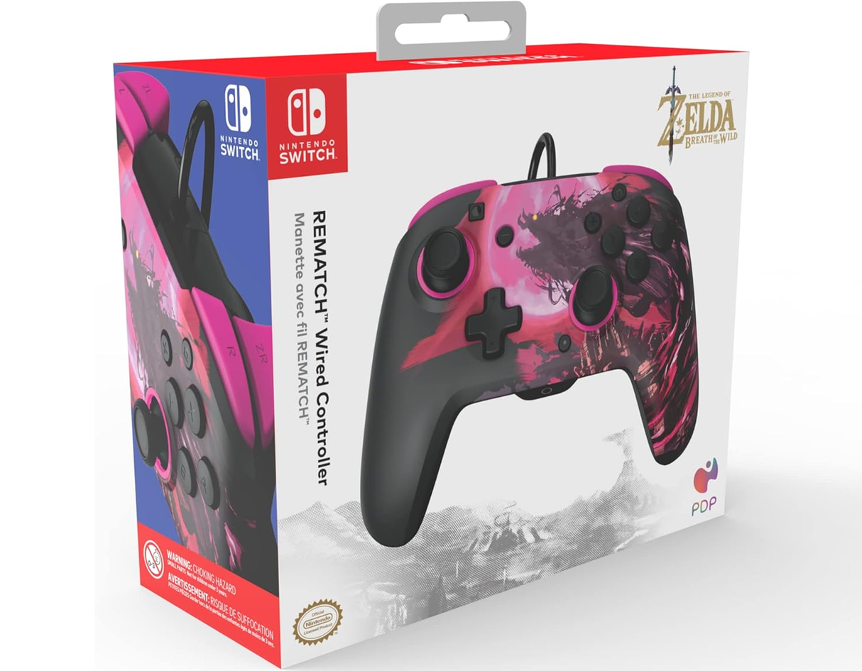 PDP Switch Rematch Wired Controller - Calamity Ganon (Switch)