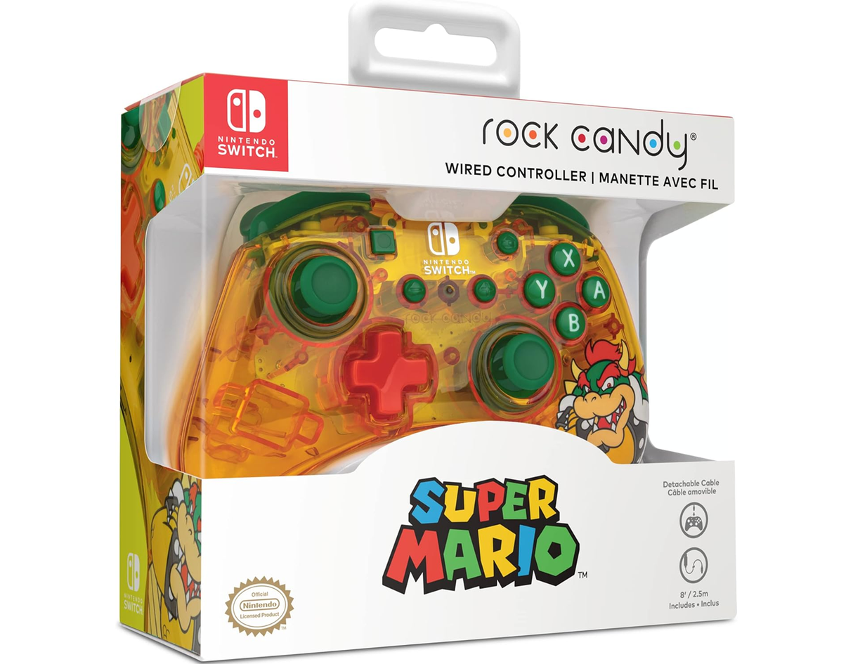 Rock Candy Wired Controller Bowser for Nintendo Switch (Switch)