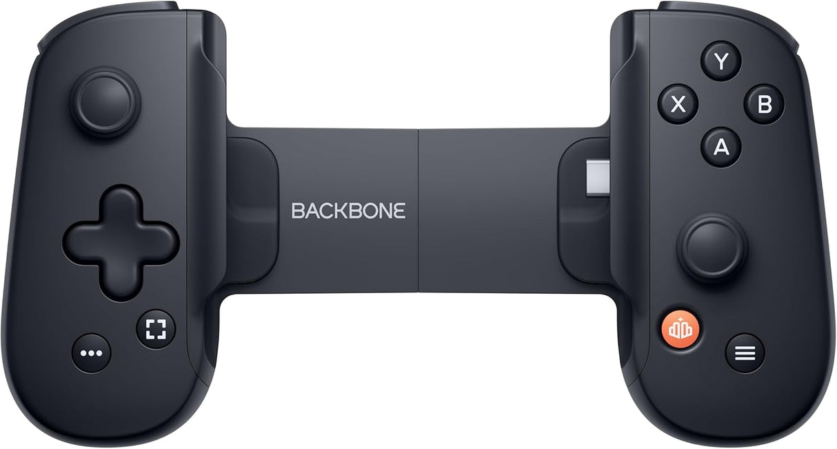 BACKBONE One Mobile Gaming Controller For Android & iPhone 15 Series (USB-C) - Black - Gen 2