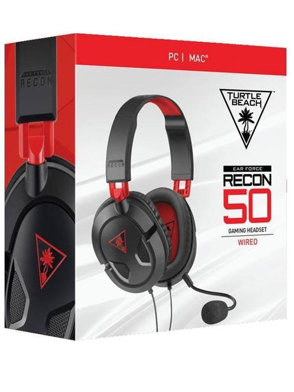 Turtle Beach Recon 50 PC Black & Red Gaming Headset