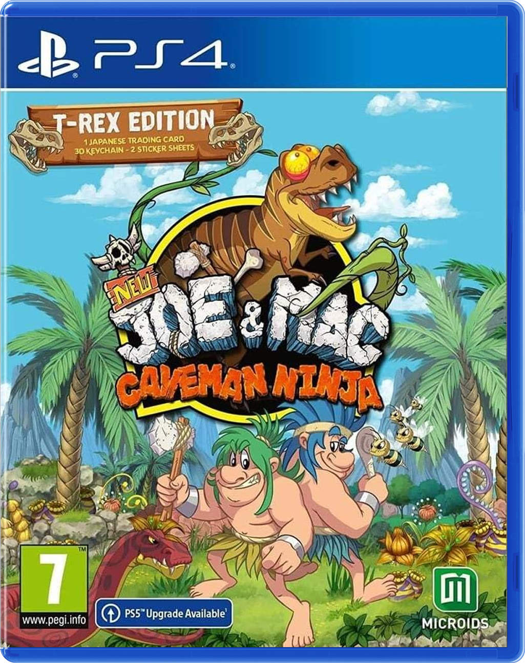 New Joe & Mac: Caveman Ninja - T-Rex Edition (PS4)