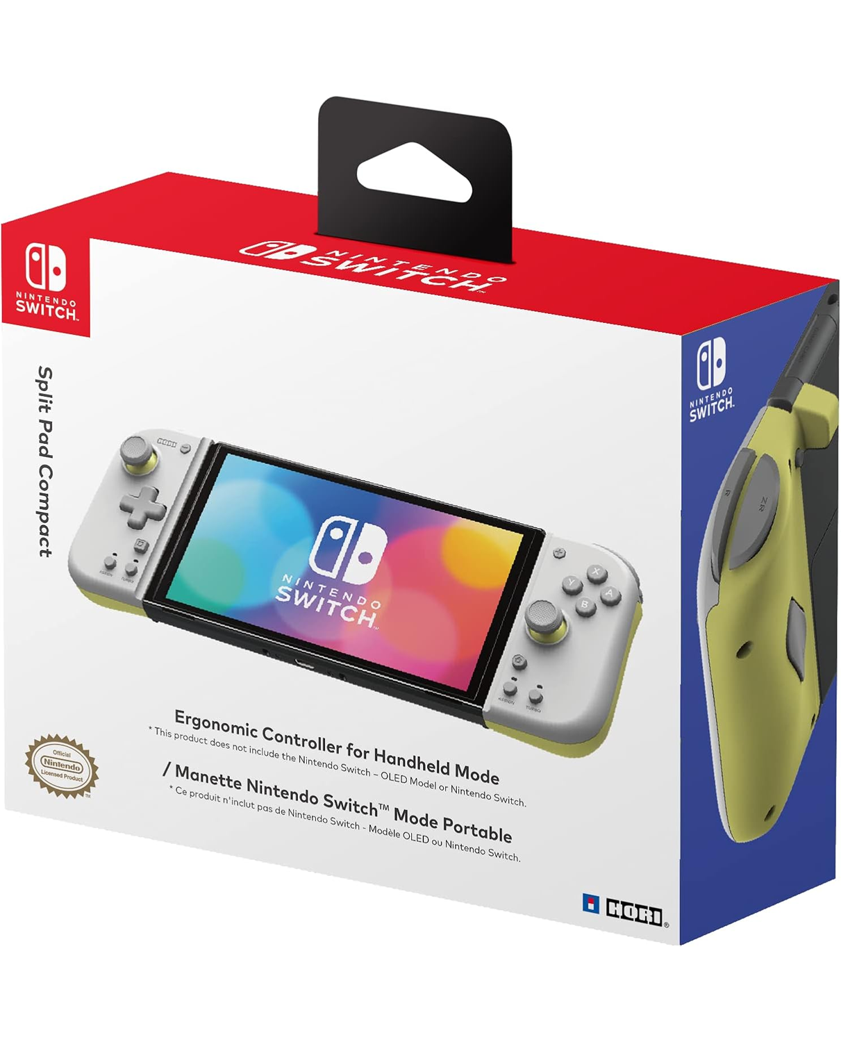 HORI Split Pad Compact - Grey/Yellow (Switch)