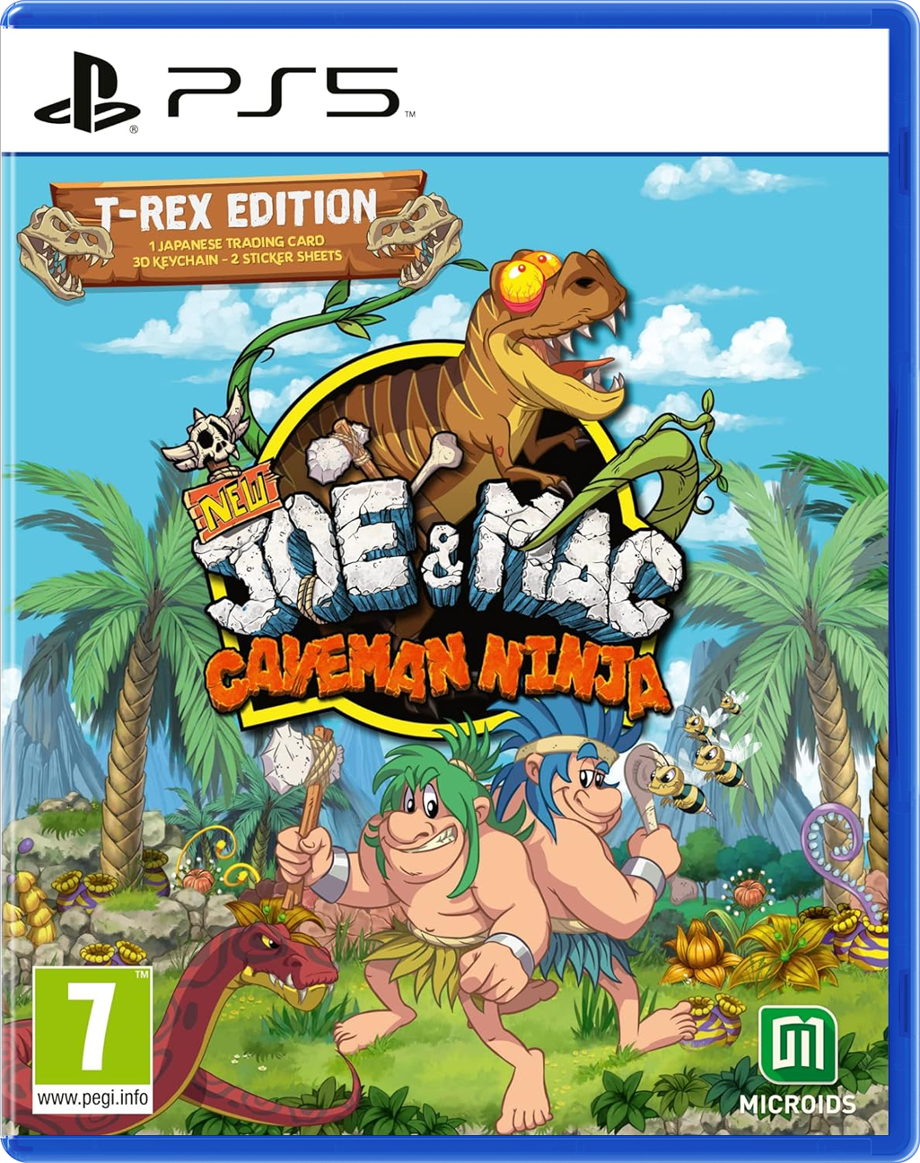 New Joe & Mac: Caveman Ninja - T-Rex Edition (PS5)