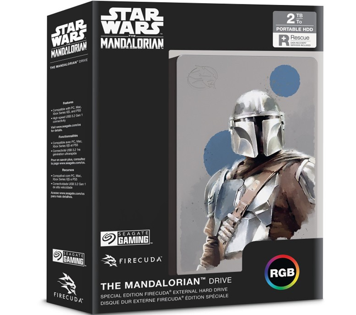 Seagate FireCuda HDD 2TB - Star Wars Mandalorian
