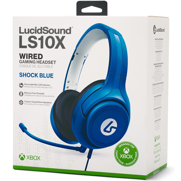 LucidSound LS10X Wired Headset - Shock Blue (Xbox Series X)