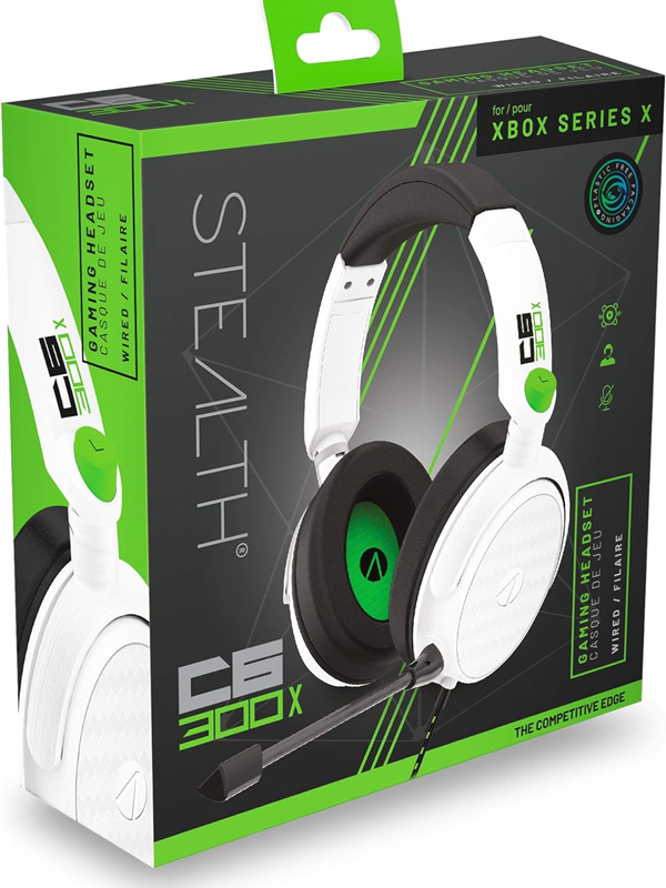 STEALTH C6-300X Stereo Gaming Headset (White)