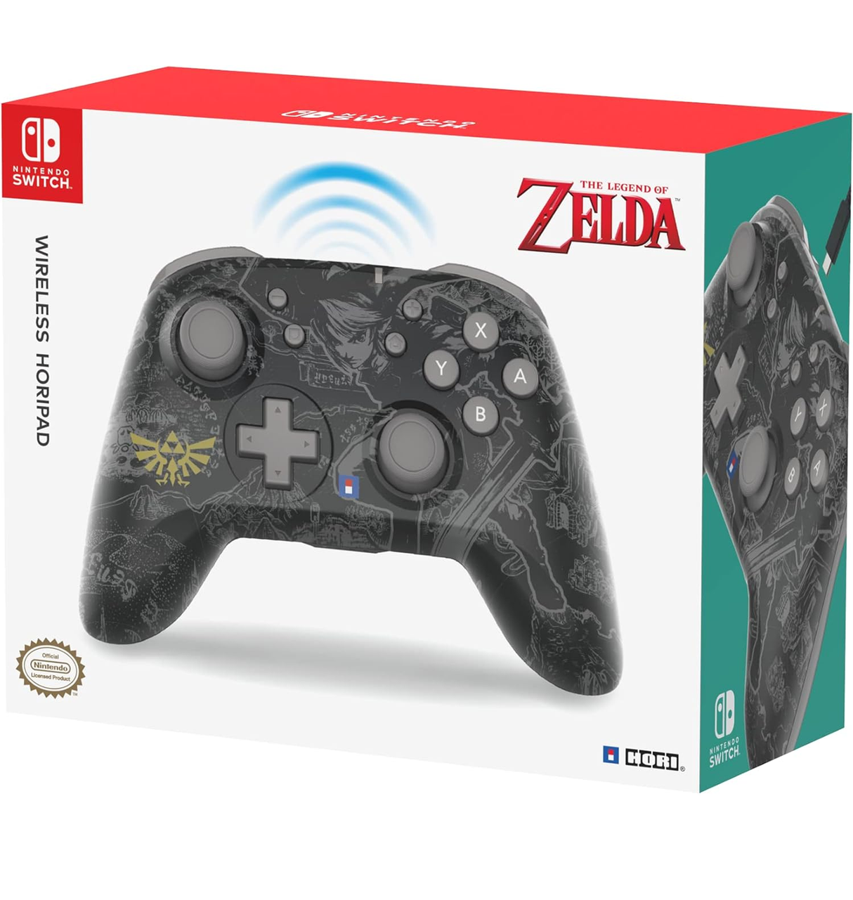 Hori Switch Wireless Horipad - Legend of Zelda - Full Colour (Switch)
