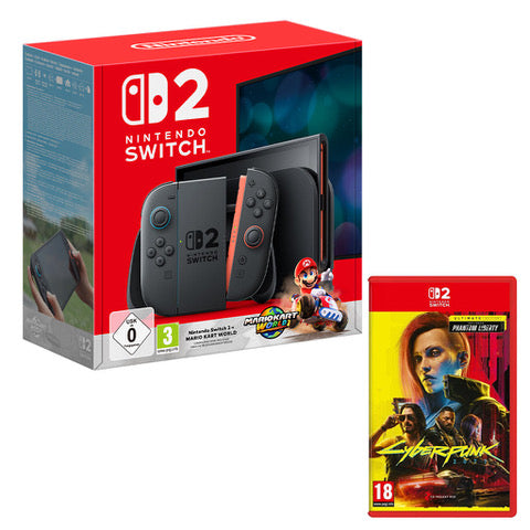 Nintendo Switch 2 Mario Kart Bundle with Cyberpunk 2077 Ultimate Edition