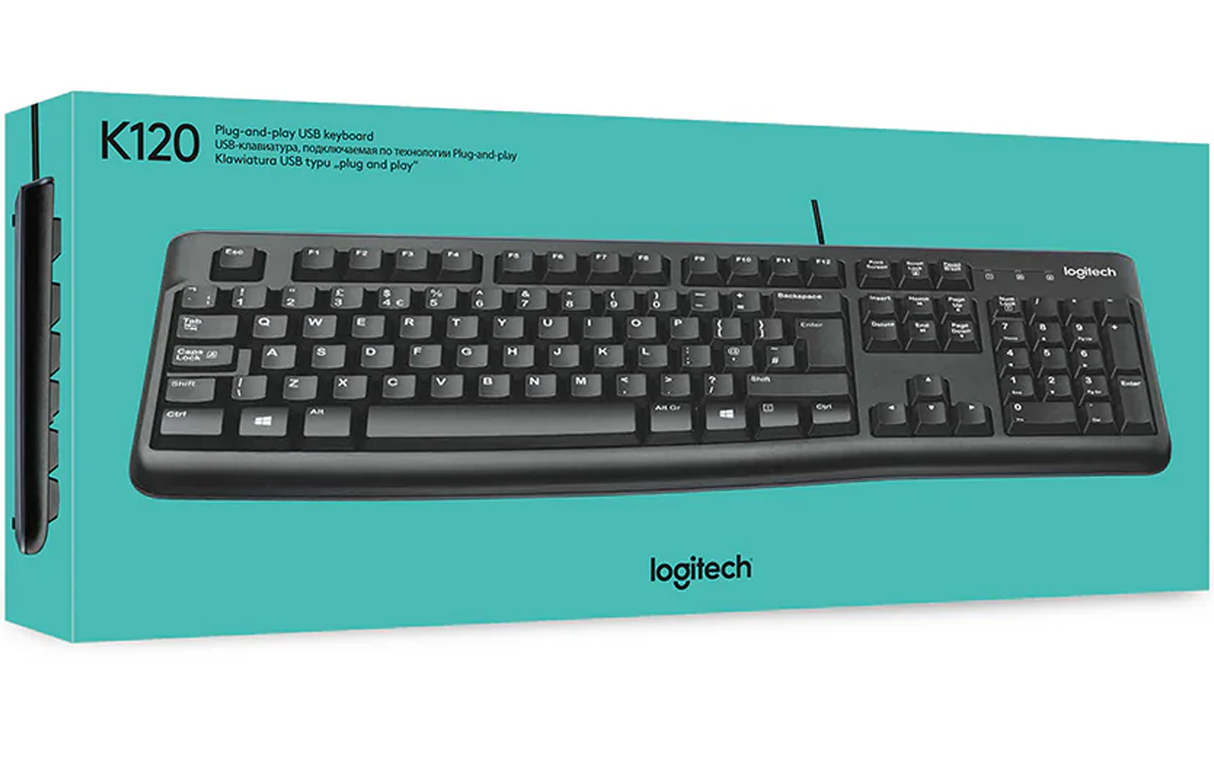 Logitech K120 Wired Keyboard for Windows