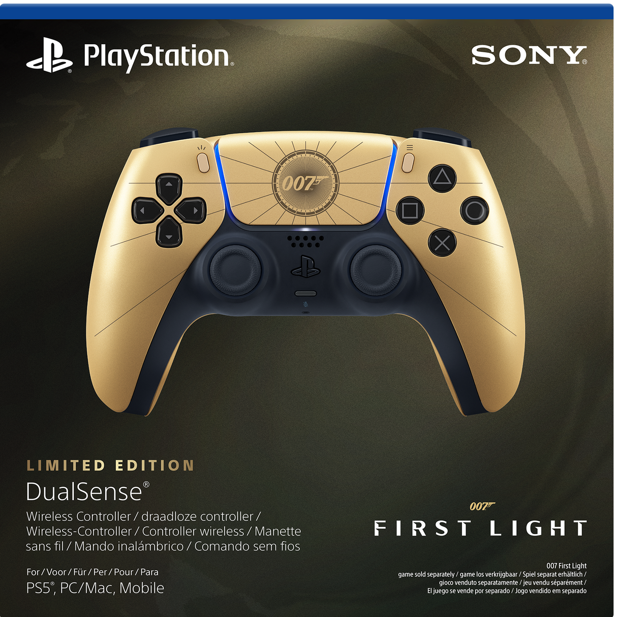 007 First Light Limited Edition DualSense Wireless Controller (PS5)
