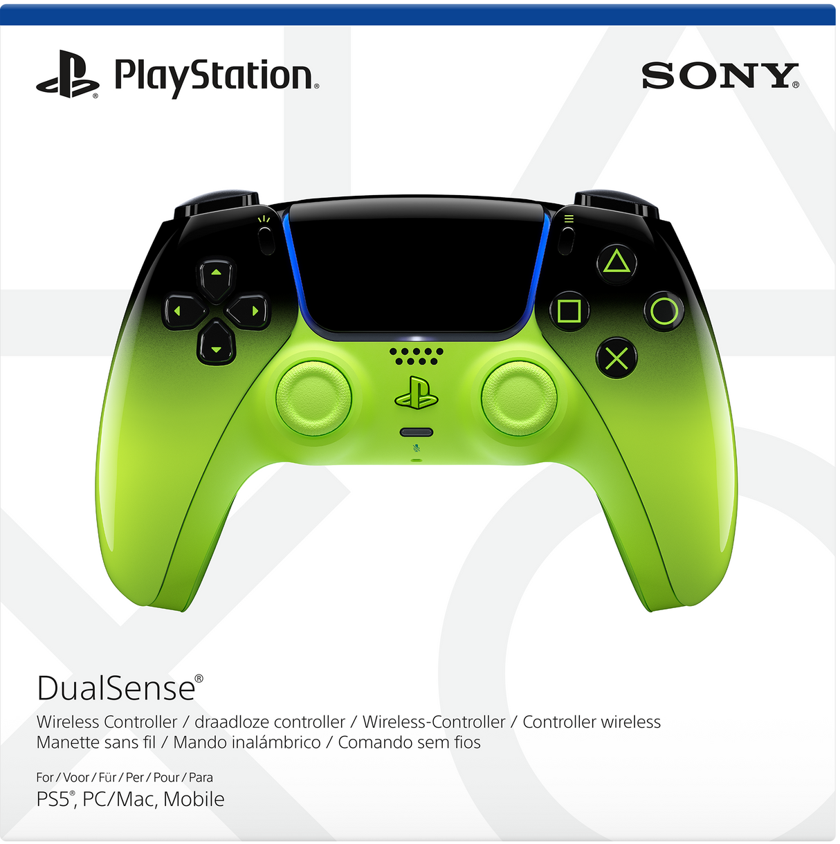 DualSense® Wireless Controller - For PS5, PC, Mac & Mobile - Remix Green (PS5)