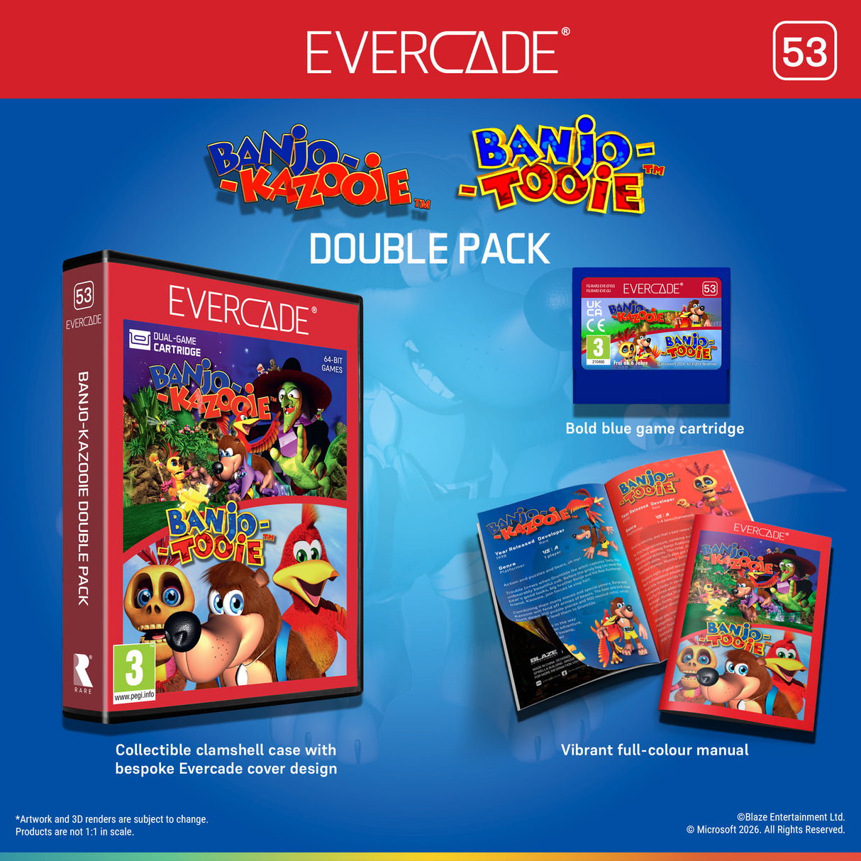 Evercade Banjo-Kazooie Double Pack