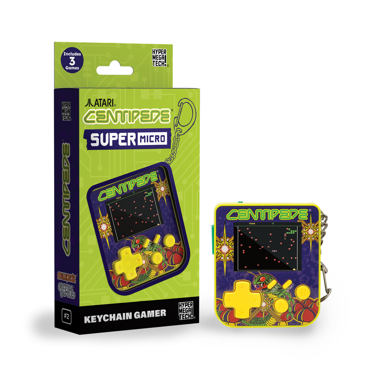 Super Micro – Centipede Keychain Gamer