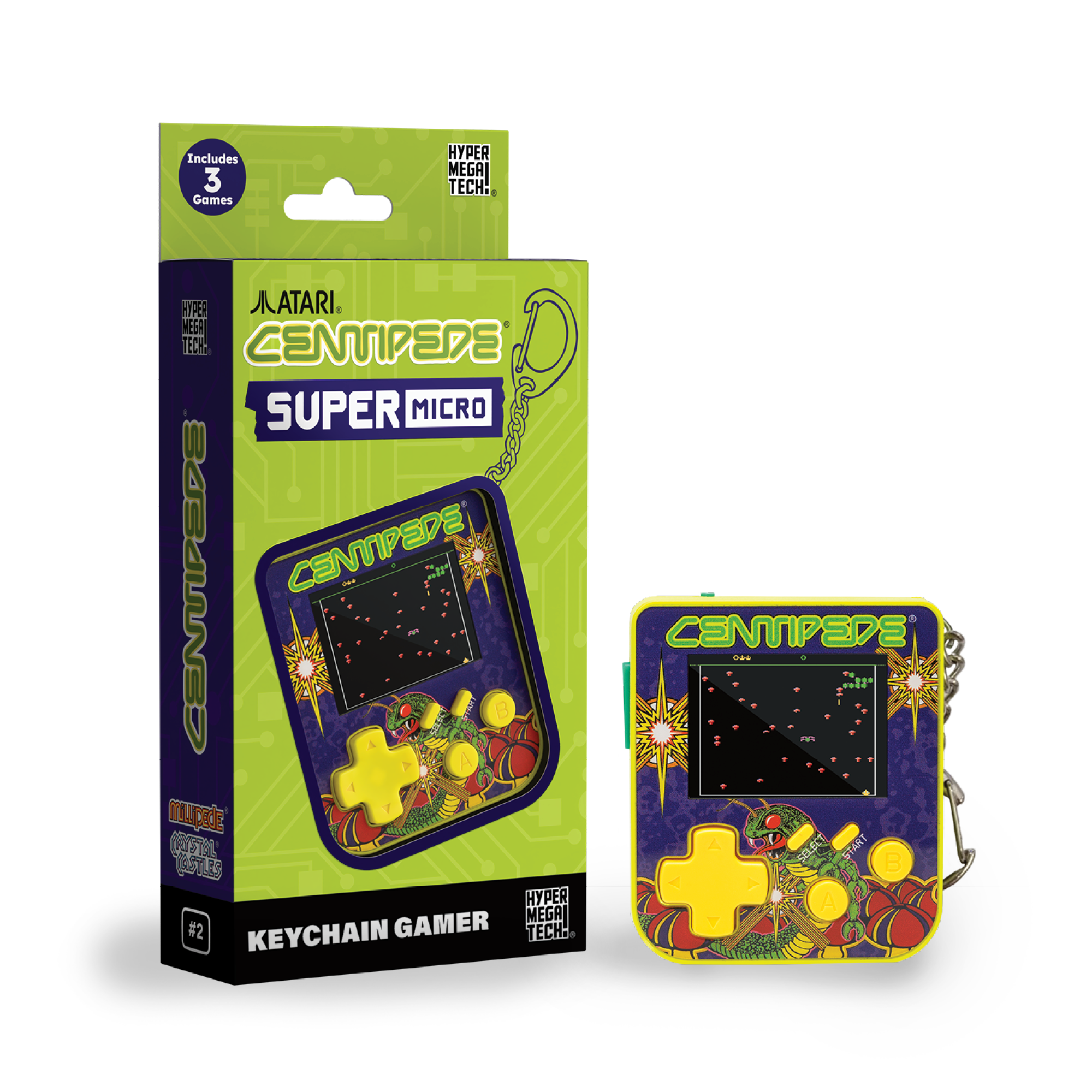 Super Micro – Centipede Keychain Gamer