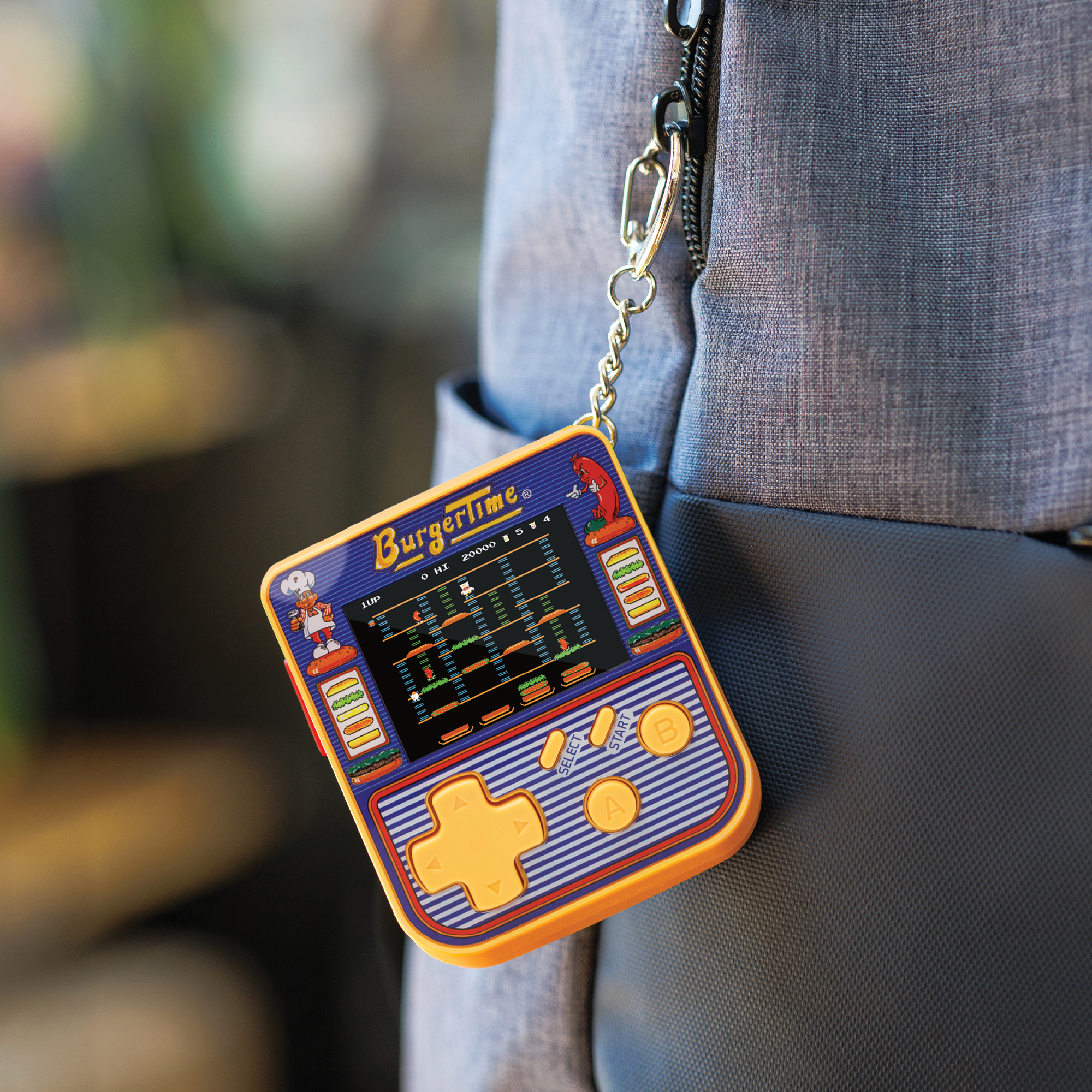 Super Micro – Burgertime Keychain Gamer