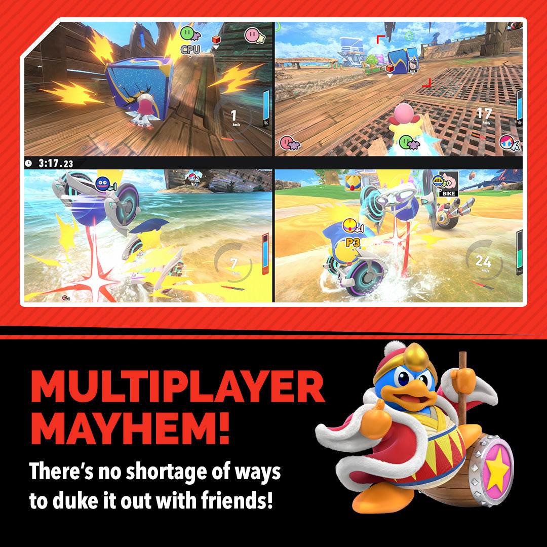 Kirby Air Riders with FREE Sticker Sheet (Switch 2)